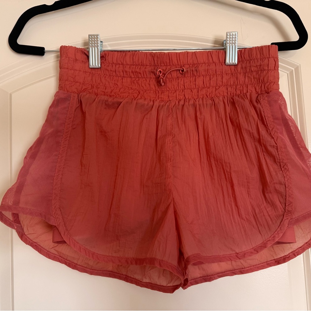 Women's Athletic Coral Shorts